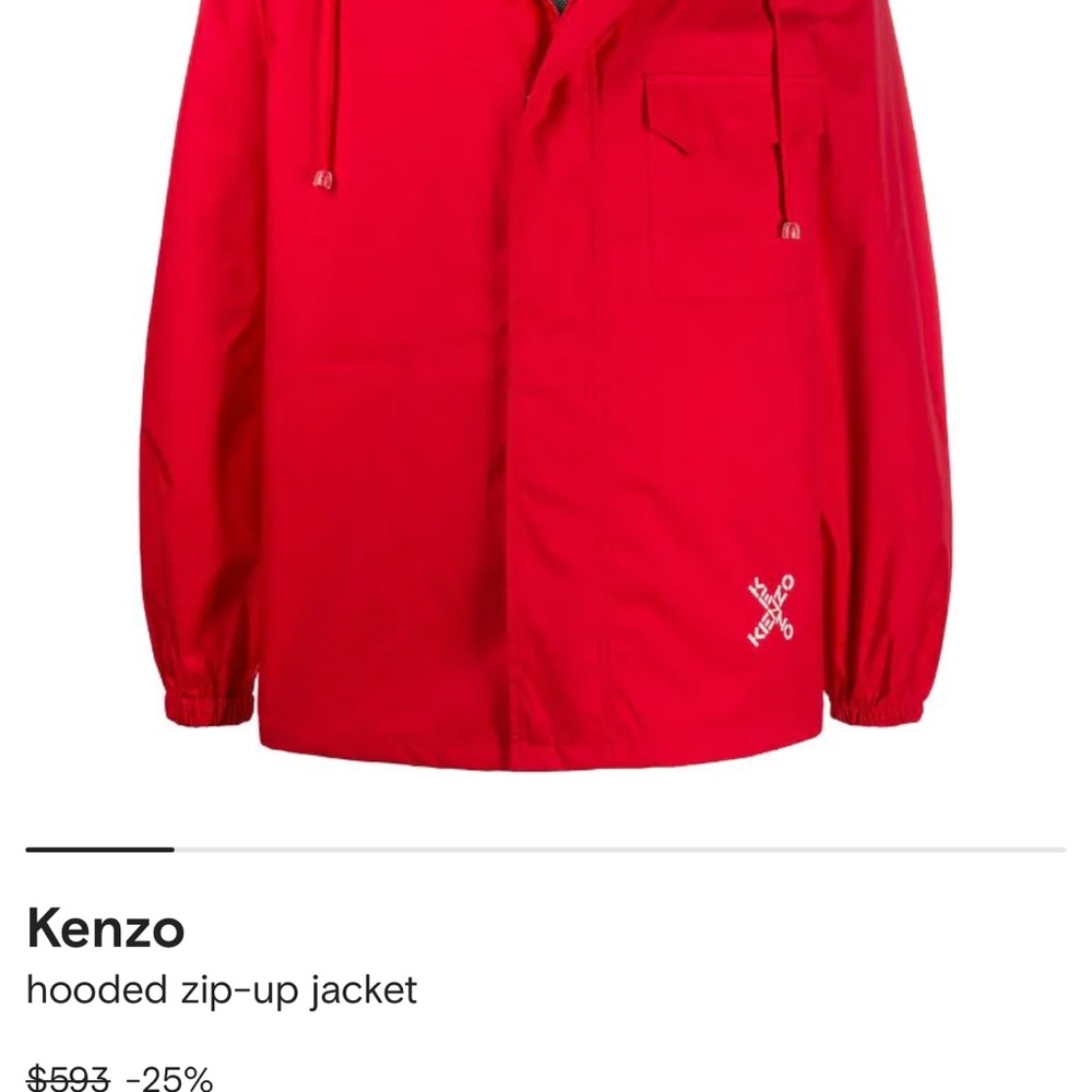 KENZO MEN RED JACKET